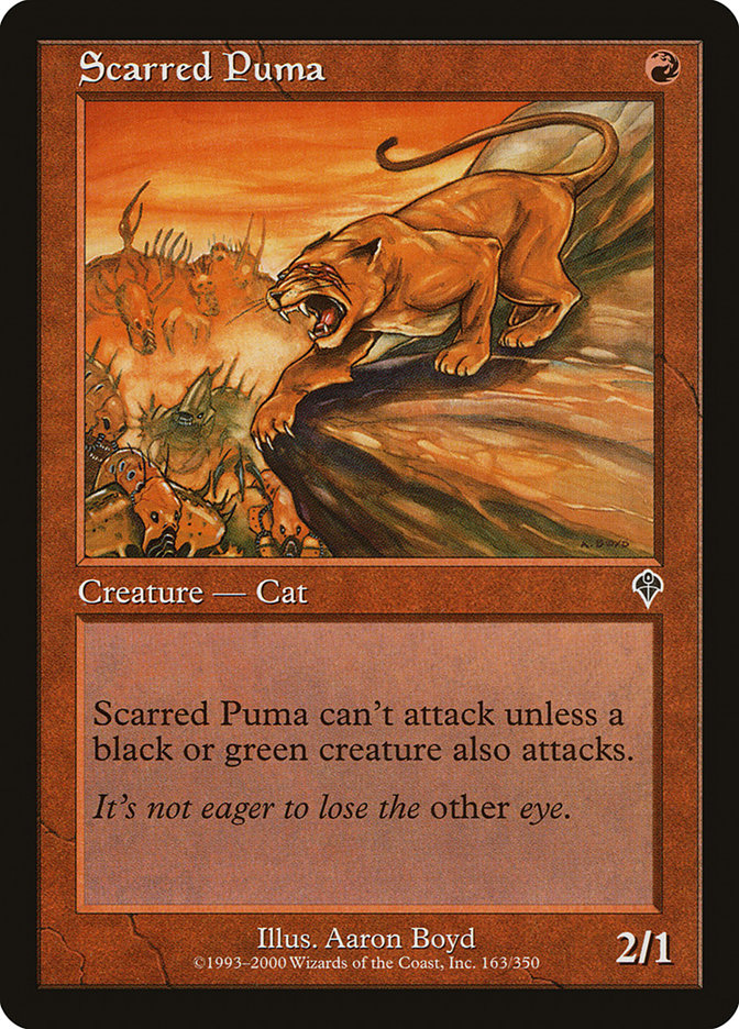 Scarred Puma [Invasion] | The CG Realm