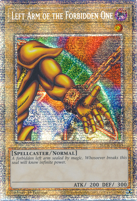 Left Arm of the Forbidden One [BLCR-EN105] Starlight Rare | The CG Realm