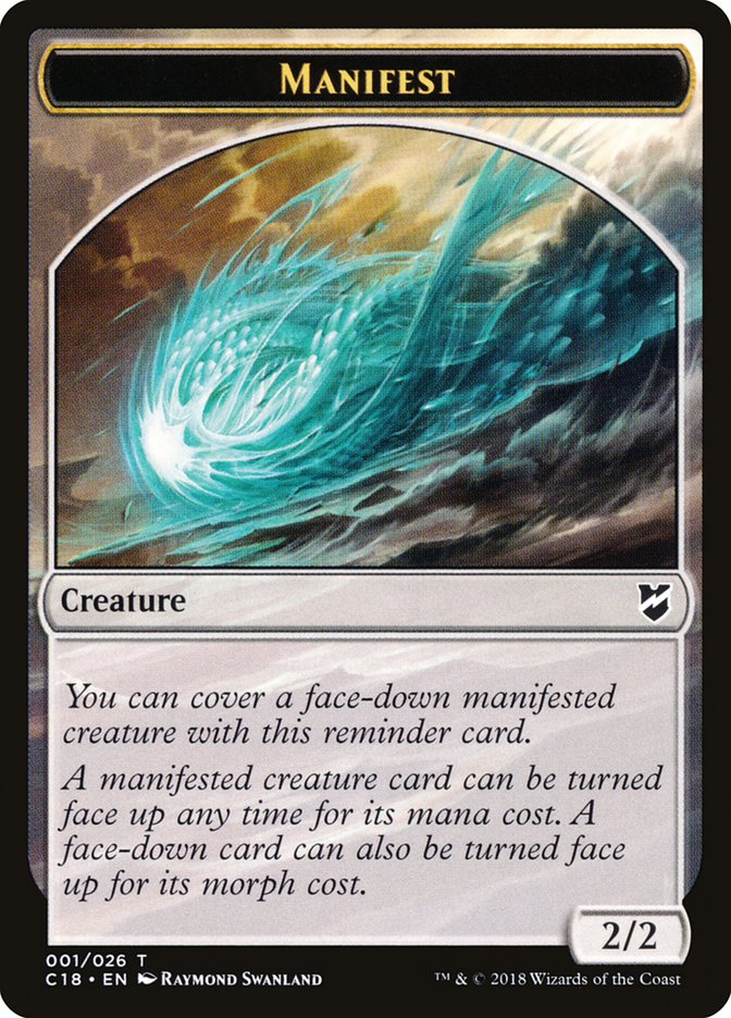 Manifest [Commander 2018 Tokens] | The CG Realm