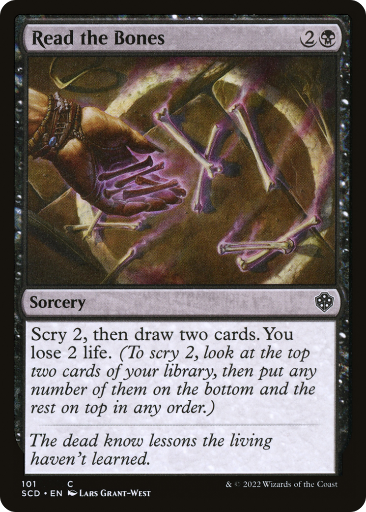 Read the Bones [Starter Commander Decks] | The CG Realm