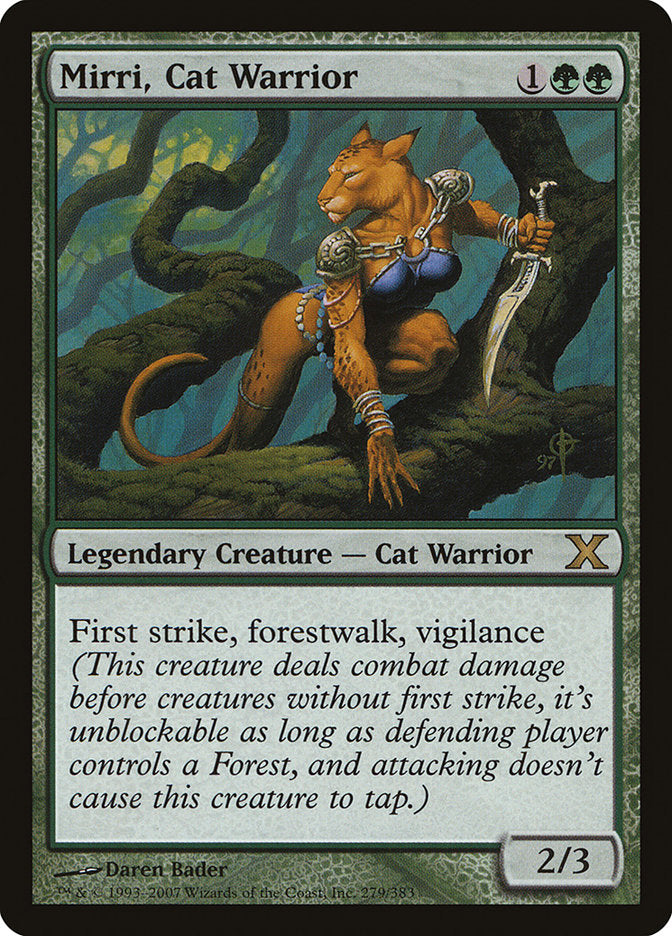 Mirri, Cat Warrior [Tenth Edition] | The CG Realm
