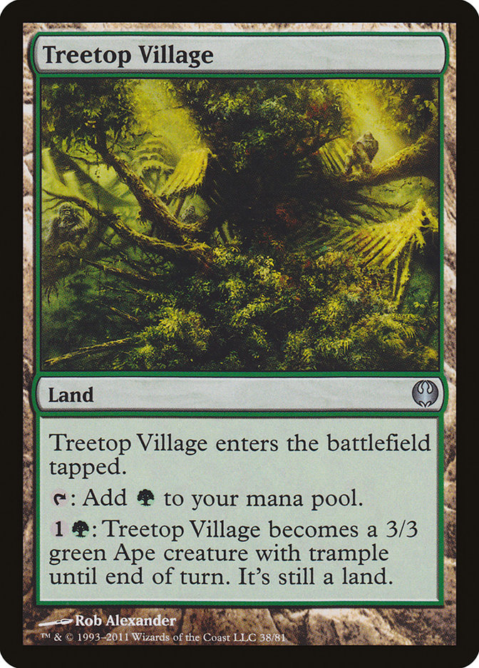 Treetop Village [Duel Decks: Knights vs. Dragons] | The CG Realm