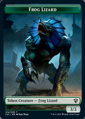 Frog Lizard // Elephant Double-Sided Token [Commander 2021 Tokens] | The CG Realm