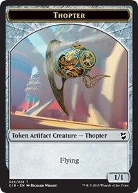 Thopter (025) // Servo Double-Sided Token [Commander 2018 Tokens] | The CG Realm