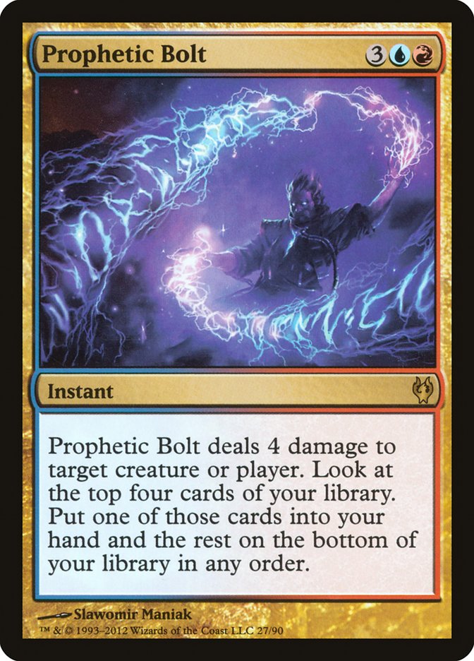 Prophetic Bolt [Duel Decks: Izzet vs. Golgari] | The CG Realm