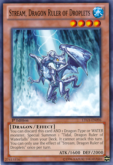 Stream, Dragon Ruler of Droplets [LTGY-EN096] Common | The CG Realm