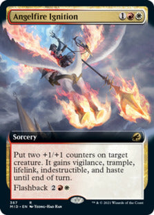 Angelfire Ignition (Extended Art) [Innistrad: Midnight Hunt] | The CG Realm