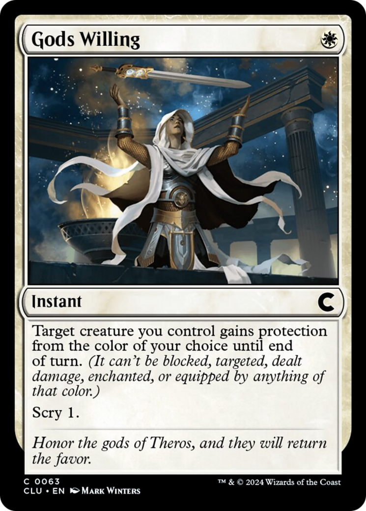 Gods Willing [Ravnica: Clue Edition] | The CG Realm
