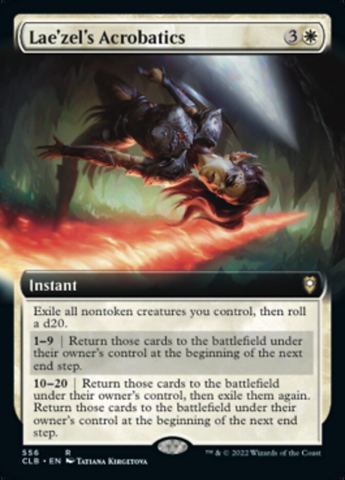 Lae'zel's Acrobatics (Extended Art) [Commander Legends: Battle for Baldur's Gate] | The CG Realm