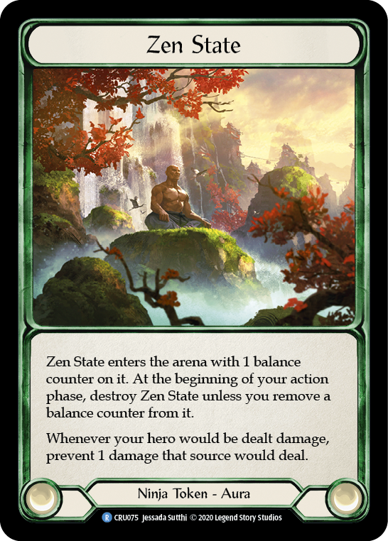 Zen State [CRU075] (Crucible of War)  1st Edition Rainbow Foil | The CG Realm