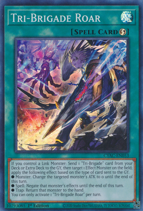 Tri-Brigade Roar [CYAC-EN053] Super Rare | The CG Realm