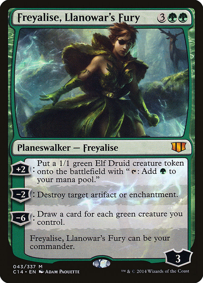 Freyalise, Llanowar's Fury [Commander 2014] | The CG Realm