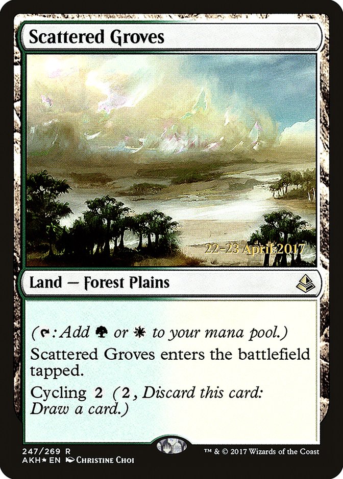 Scattered Groves [Amonkhet Prerelease Promos] | The CG Realm