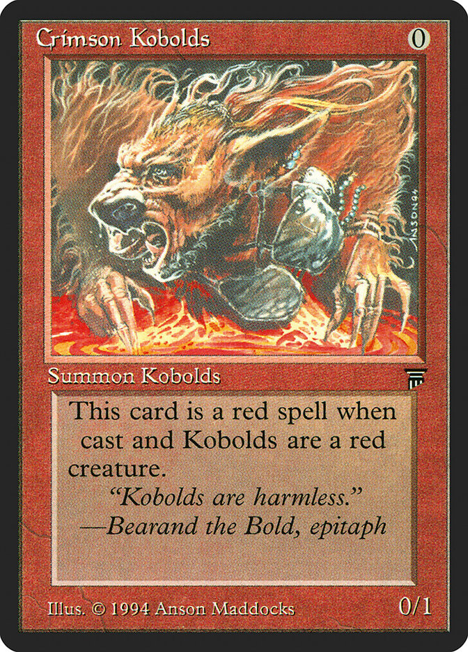 Crimson Kobolds [Legends] | The CG Realm