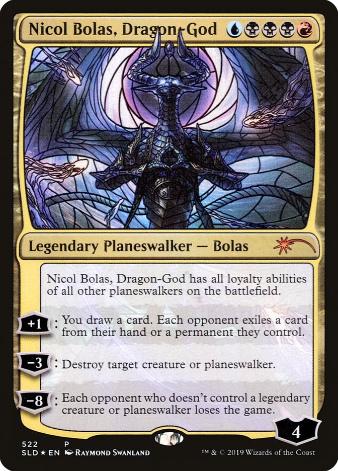 Nicol Bolas, Dragon-God (Stained Glass) [Secret Lair Drop Promos] | The CG Realm