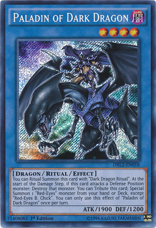 Paladin of Dark Dragon [DRL2-EN018] Secret Rare | The CG Realm