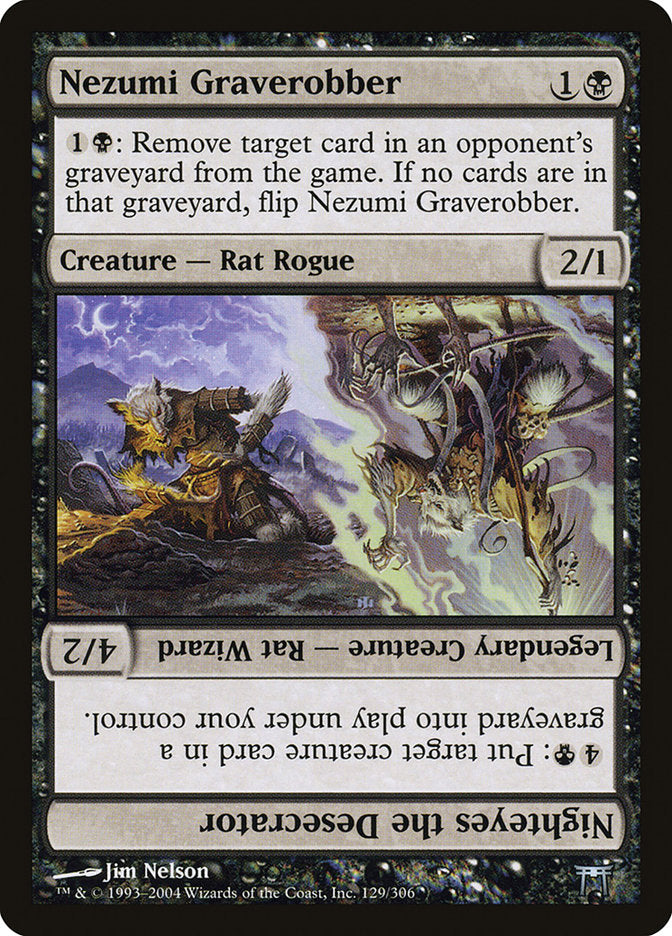 Nezumi Graverobber // Nighteyes the Desecrator [Champions of Kamigawa] | The CG Realm