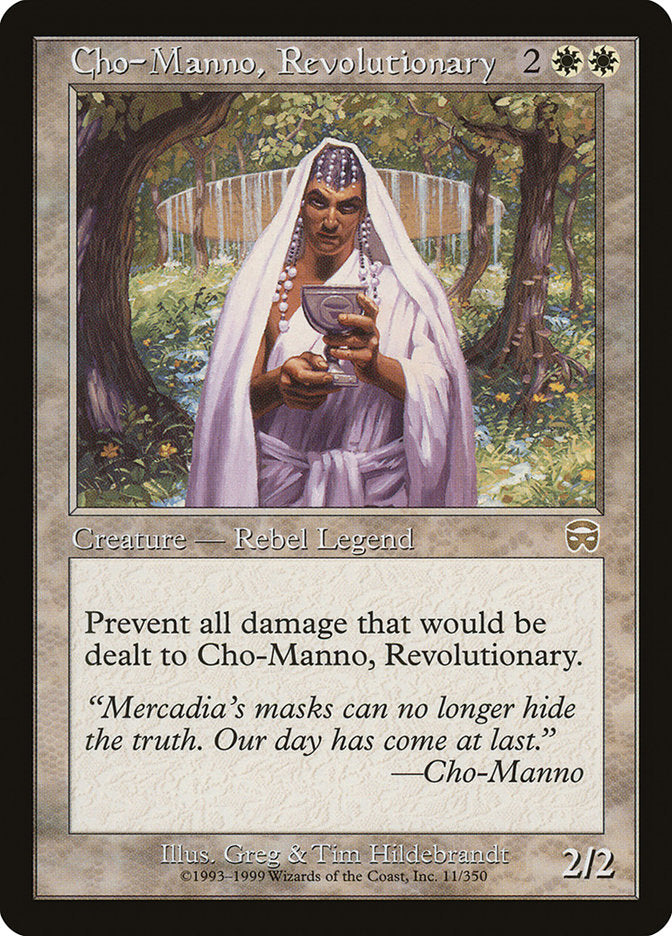 Cho-Manno, Revolutionary [Mercadian Masques] | The CG Realm