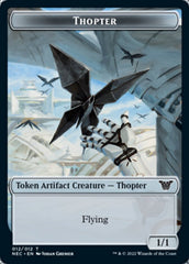 Thopter // Spirit (002) Double-Sided Token [Kamigawa: Neon Dynasty Commander Tokens] | The CG Realm
