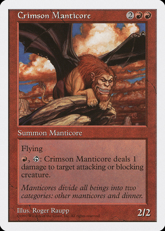 Crimson Manticore [Fifth Edition] | The CG Realm