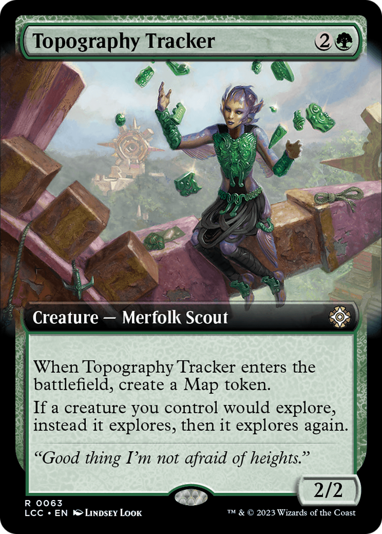 Topography Tracker (Extended Art) [The Lost Caverns of Ixalan Commander] | The CG Realm