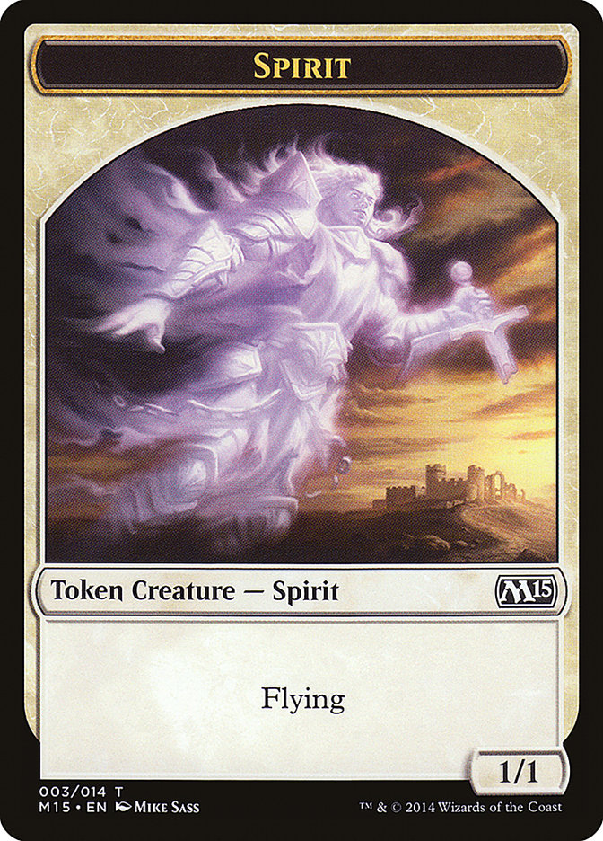 Spirit Token [Magic 2015 Tokens] | The CG Realm