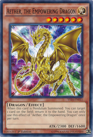 Aether, the Empowering Dragon [YS14-EN011] Common | The CG Realm