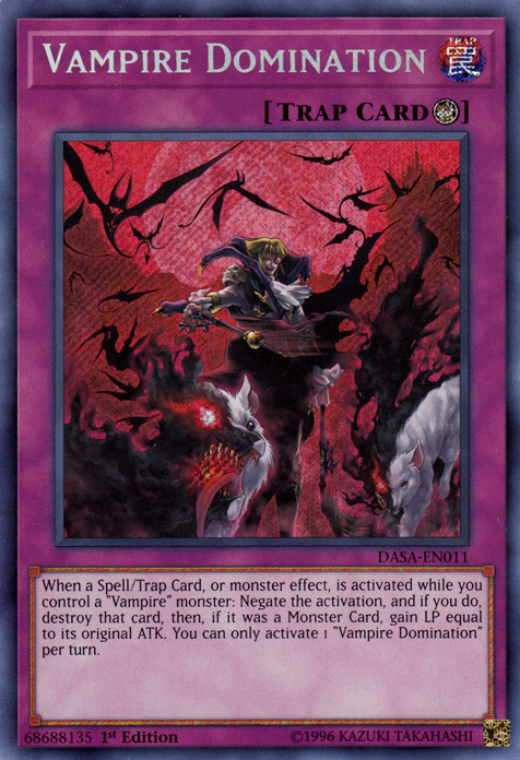 Vampire Domination [DASA-EN011] Secret Rare | The CG Realm