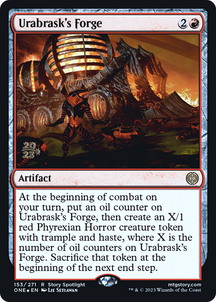 Urabrask's Forge [Phyrexia: All Will Be One Prerelease Promos] | The CG Realm