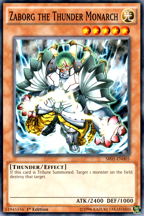 Zaborg the Thunder Monarch [SR01-EN005] Common | The CG Realm