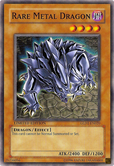 Rare Metal Dragon [GLD1-EN020] Common | The CG Realm