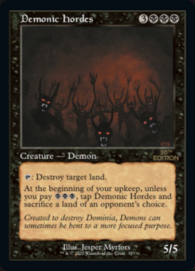 Demonic Hordes (Retro) [30th Anniversary Edition] | The CG Realm