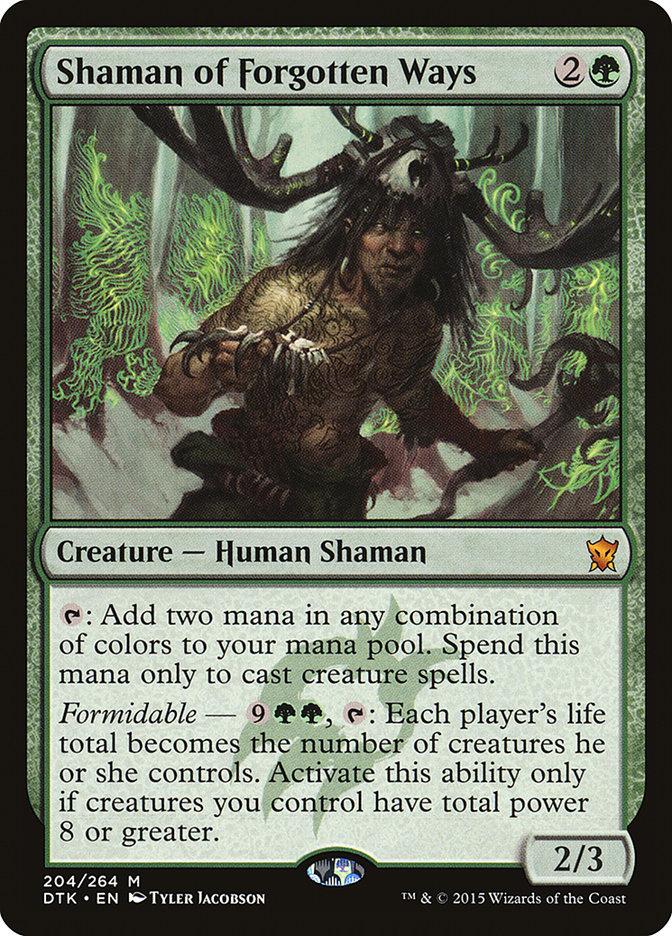 Shaman of Forgotten Ways [Dragons of Tarkir] | The CG Realm