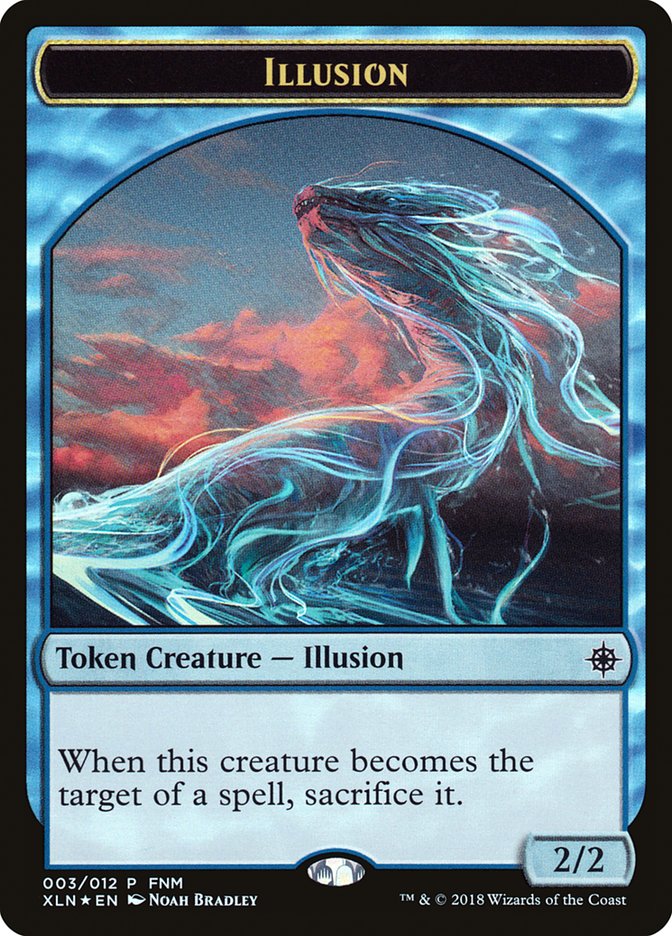 Illusion // Saproling Double-sided Token (FNM-003) - Friday Night Magic 2018 Foil