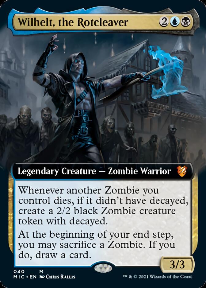 Wilhelt, the Rotcleaver (Extended Art) [Innistrad: Midnight Hunt Commander] | The CG Realm