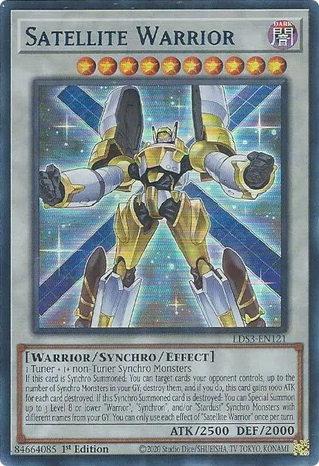 Satellite Warrior (Blue) [LDS3-EN121] Ultra Rare | The CG Realm
