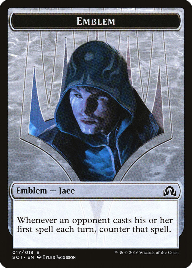 Jace, Unraveler of Secrets Emblem [Shadows over Innistrad Tokens] | The CG Realm