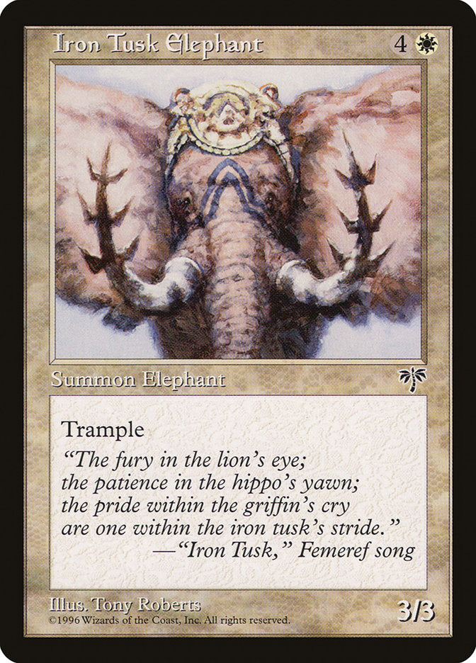 Iron Tusk Elephant [Mirage] | The CG Realm
