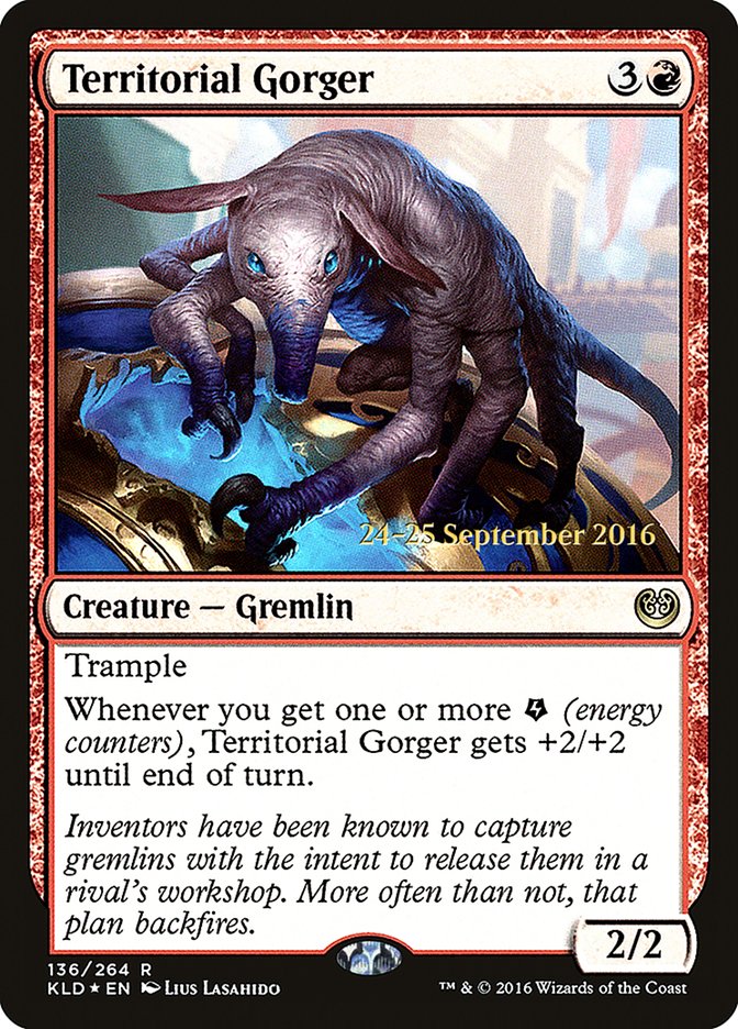 Territorial Gorger [Kaladesh Prerelease Promos] | The CG Realm