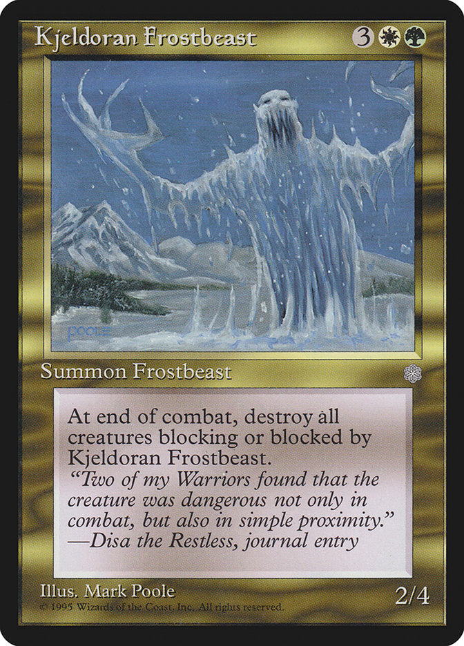 Kjeldoran Frostbeast [Ice Age] | The CG Realm