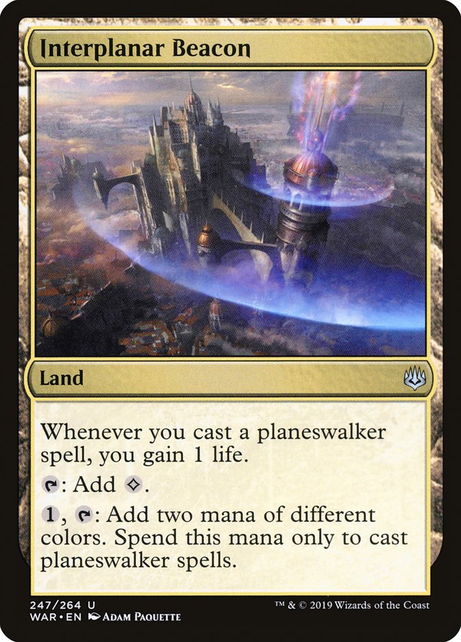 Interplanar Beacon [War of the Spark] | The CG Realm