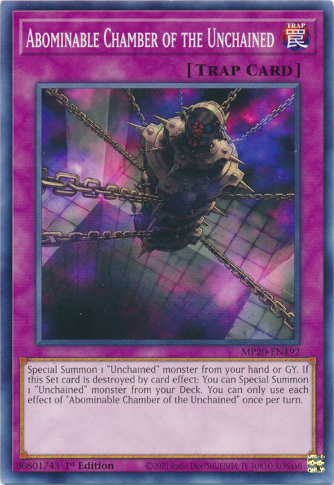 Abominable Chamber of the Unchained [MP20-EN192] Common | The CG Realm