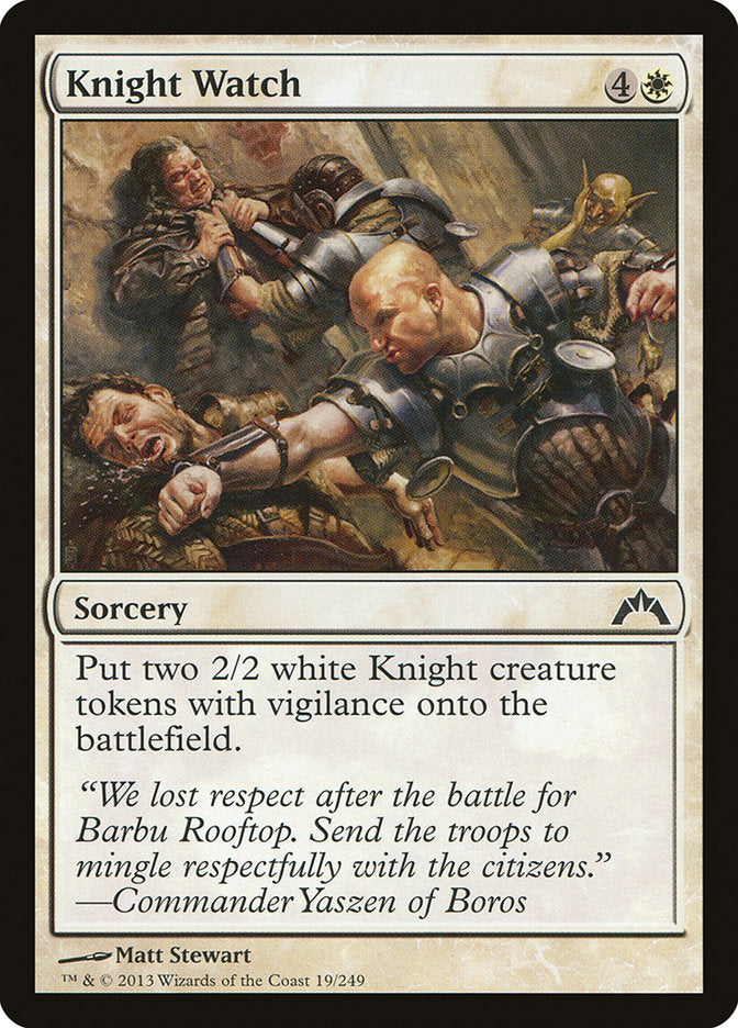 Knight Watch [Gatecrash] | The CG Realm