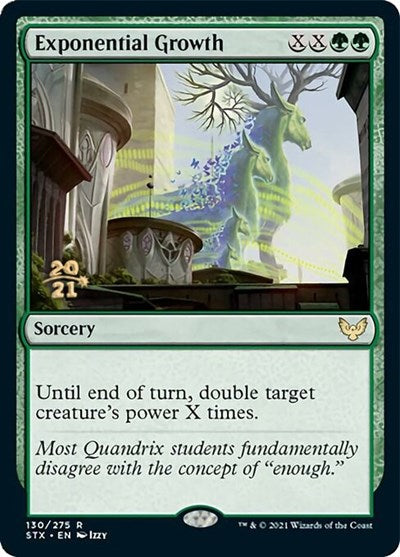 Exponential Growth [Strixhaven: School of Mages Prerelease Promos] | The CG Realm