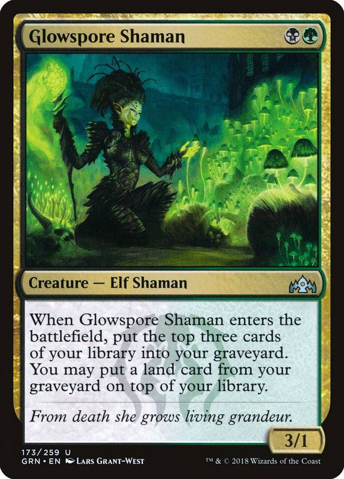 Glowspore Shaman [Guilds of Ravnica] | The CG Realm