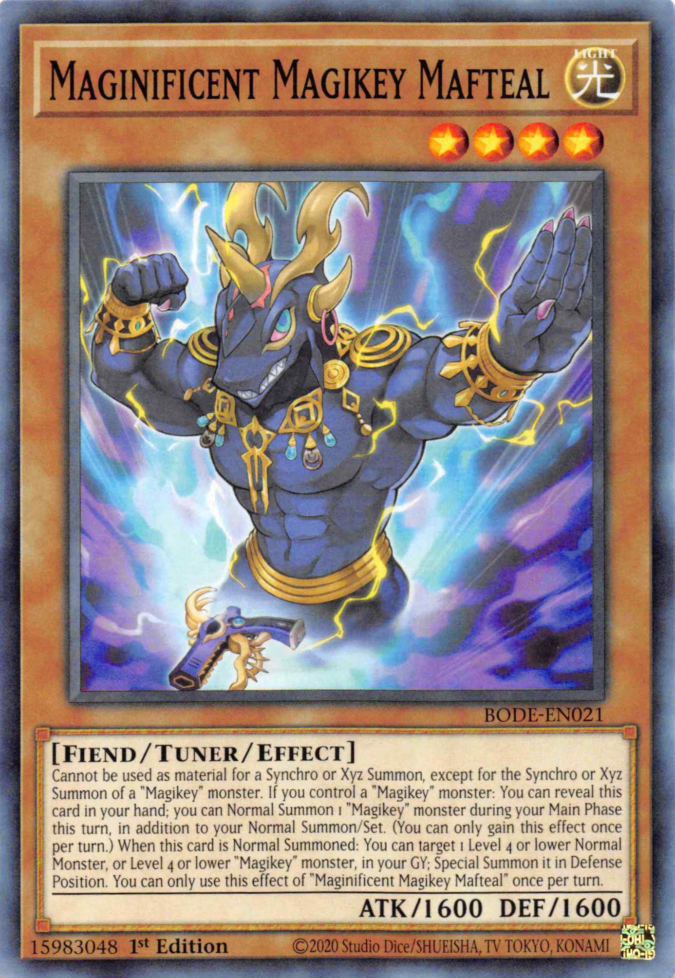 Magnificent Magikey Mafteal [BODE-EN021] Common | The CG Realm