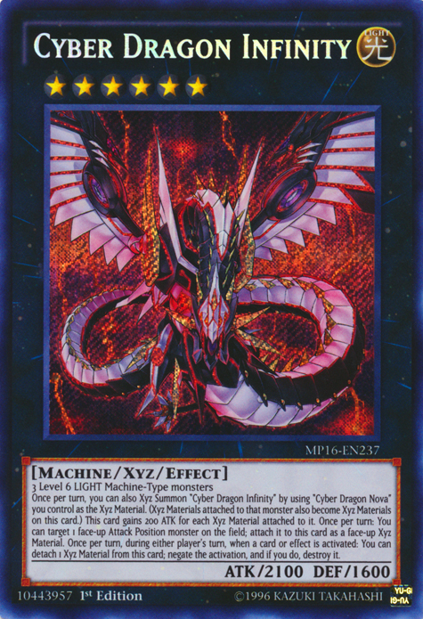 Cyber Dragon Infinity [MP16-EN237] Secret Rare | The CG Realm