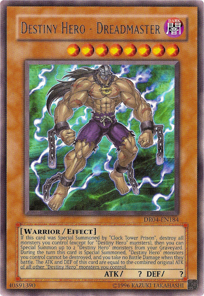Destiny Hero - Dreadmaster [DR04-EN184] Rare | The CG Realm