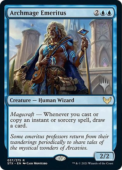 Archmage Emeritus (Promo Pack) [Strixhaven: School of Mages Promos] | The CG Realm