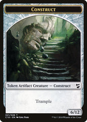 Clue // Construct (021) Double-Sided Token [Commander 2018 Tokens] | The CG Realm